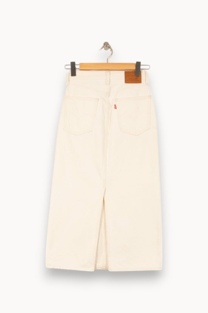 Jupe Longue Blanche - Taille XS/34 de la marque Levi's | PARAD44753 - Vendu par Paradigme - Image 4