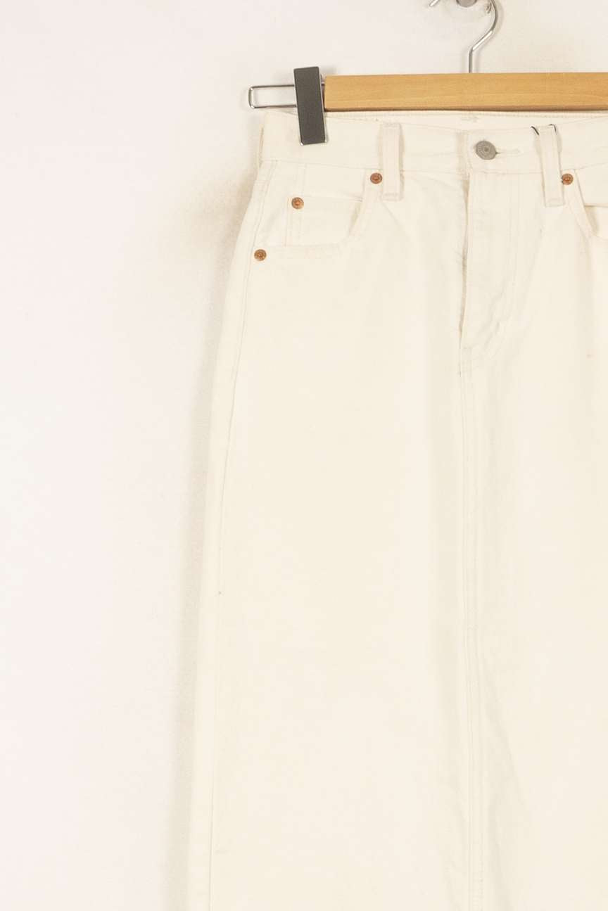 Jupe Longue Blanche - Taille XS/34 de la marque Levi's | PARAD44753 - Vendu par Paradigme - Image 3