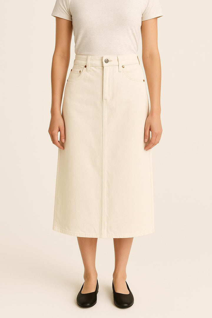 Jupe Longue Blanche - Taille XS/34 de la marque Levi's | PARAD44753 - Vendu par Paradigme - Image 1
