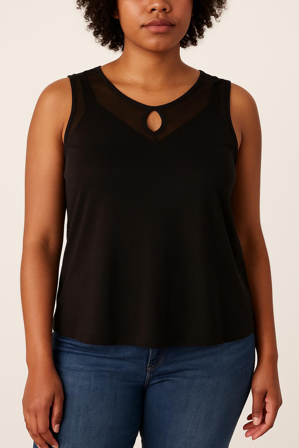 Débardeur Noir - Taille XL/42 de la marque Comptoir des Cotonniers | PARAD44754 - Vendu par Paradigme - Image 1