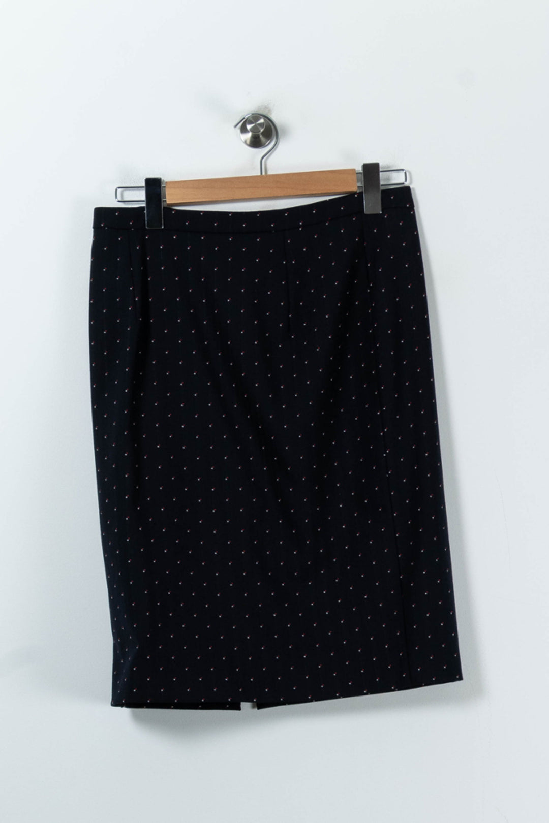 Jupe Droite Bleue - Taille L/40 de la marque Claudie Pierlot | PARAD44761 - Vendu par Paradigme - Image 4