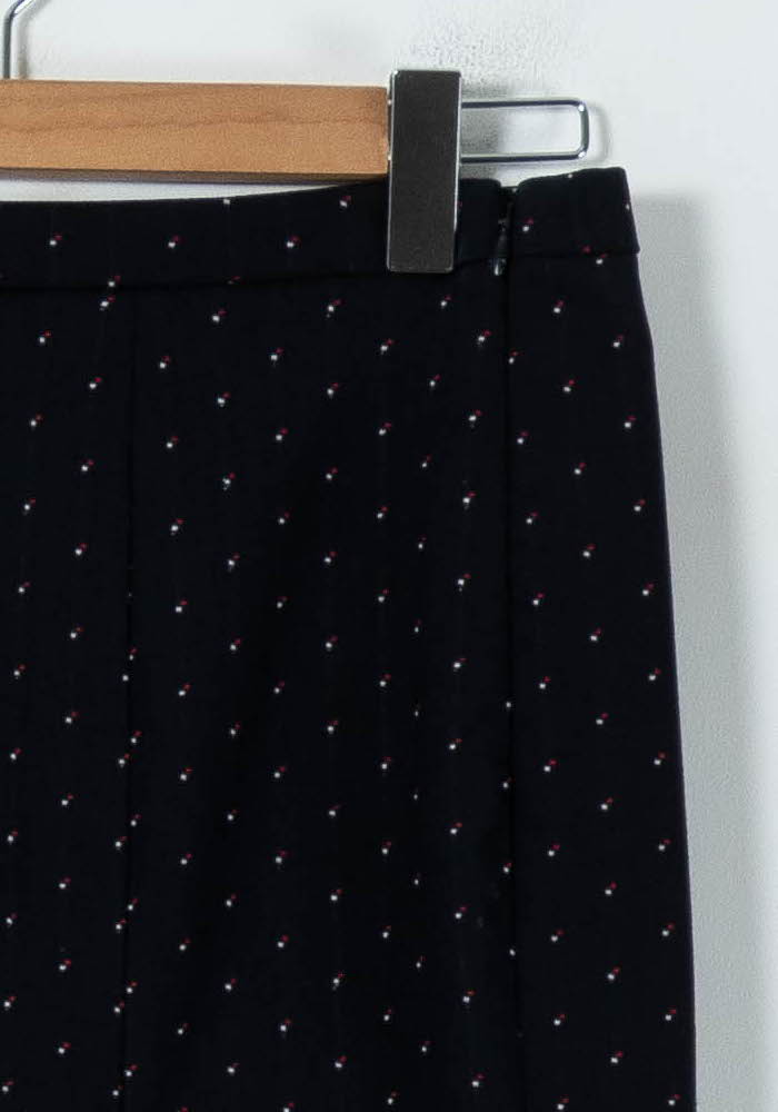 Jupe Droite Bleue - Taille L/40 de la marque Claudie Pierlot | PARAD44761 - Vendu par Paradigme - Image 3