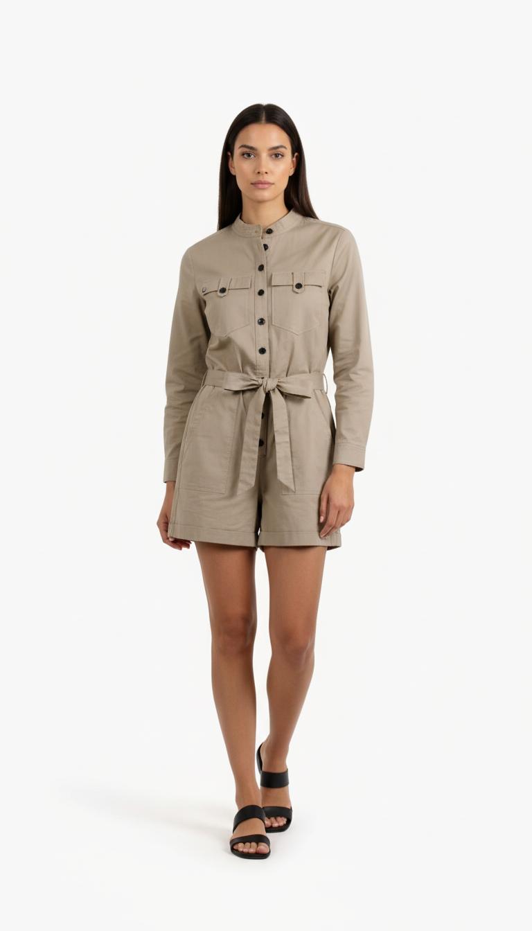 Combishort Beige - Taille M/38