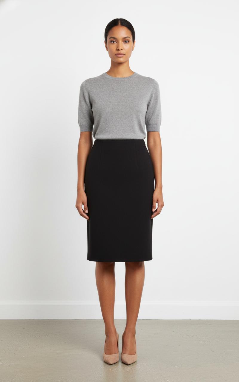 Jupe Crayon Noire - Taille L/40