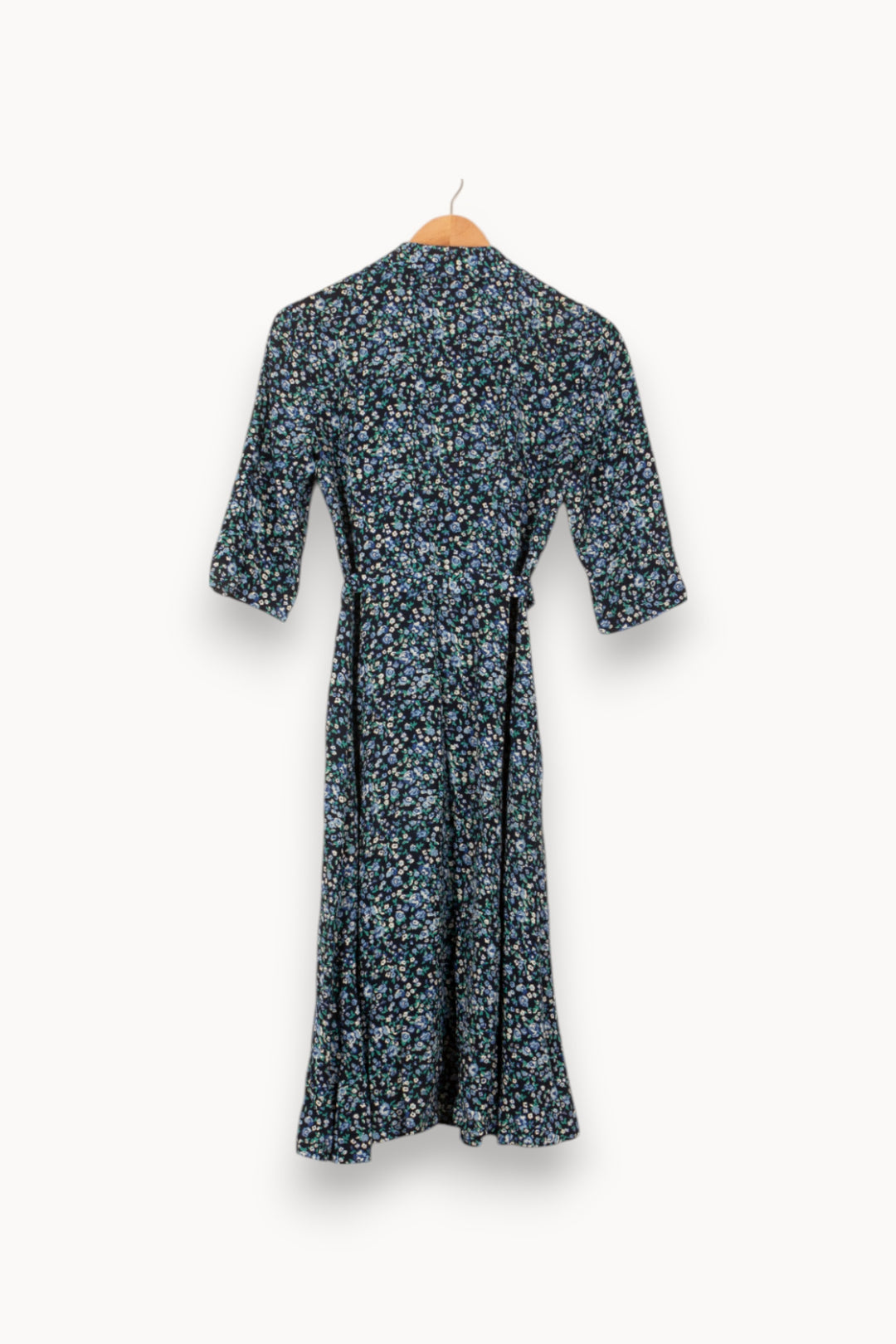 Robe Longue Bleue et Noire - Taille S/36 de la marque Claudie Pierlot | PARAD44770 - Vendu par Paradigme - Image 4