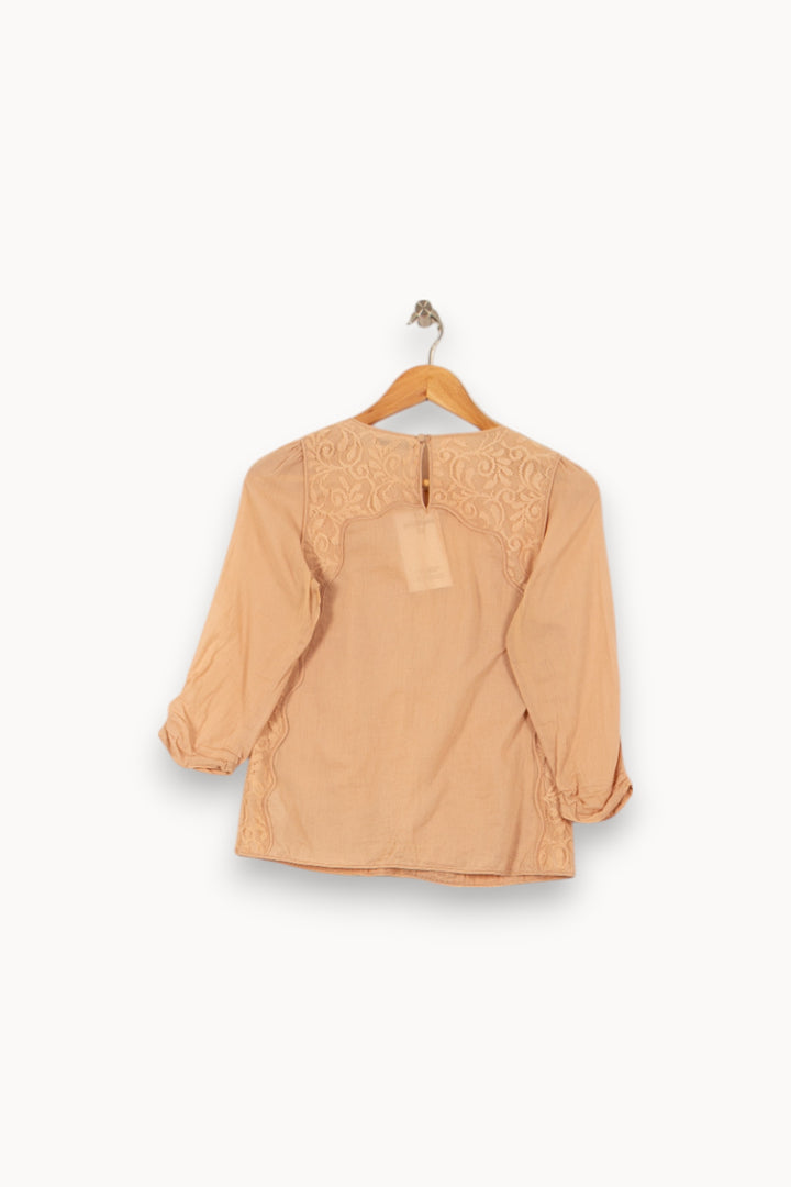 Blouse Beige - Taille S/36 de la marque Bimba y Lola | PARAD44777 - Vendu par Paradigme - Image 4