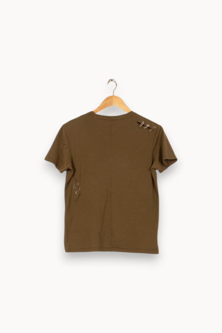 Tee-shirt Vert - Taille M/38 de la marque The Kooples | PARAD44779 - Vendu par Paradigme - Image 4