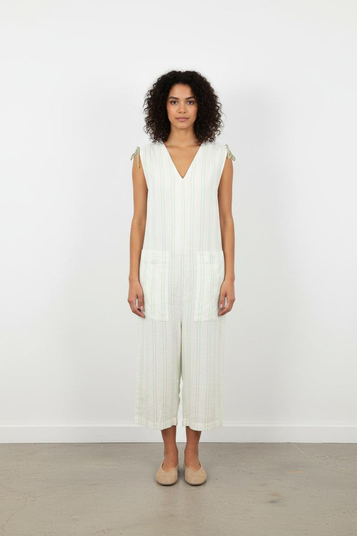 Combinaison blanche et verte - Taille S/36