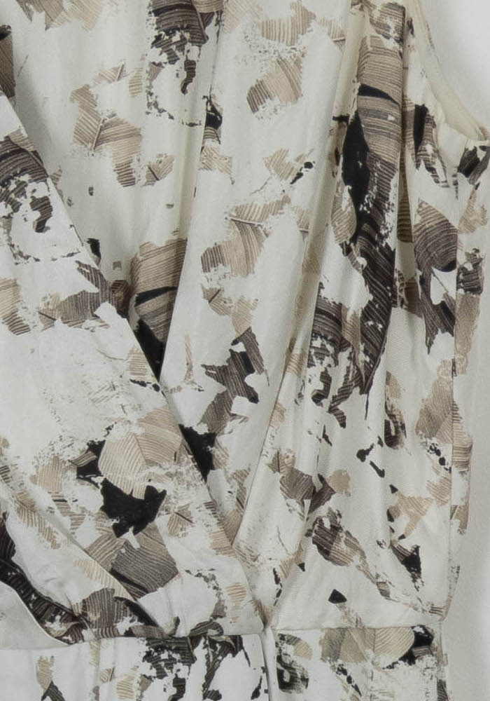 Robe Sans Manches Blanche et Noire - Taille S/36 de la marque Max Mara | PARAD44785 - Vendu par Paradigme - Image 3