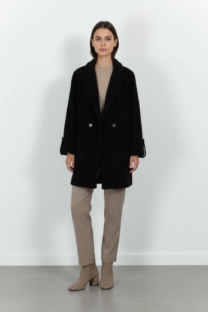 Blazer Noir - Taille M/38 de la marque Caroll | PARAD44791 - Vendu par Paradigme - Image 1