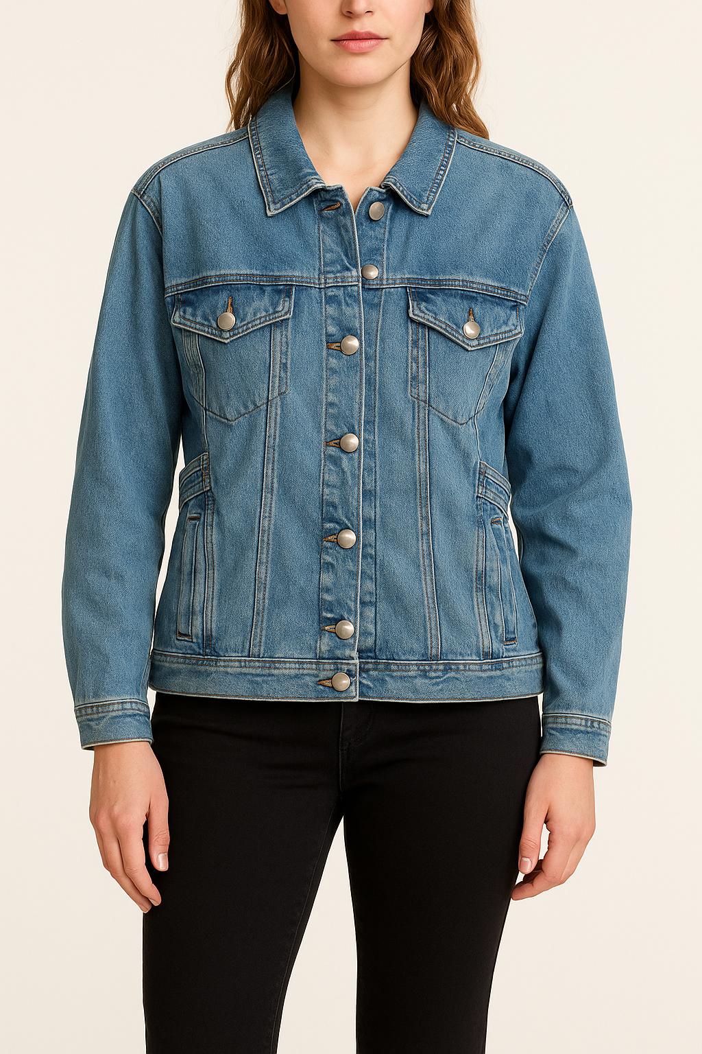 Veste En Jean Bleue - Taille M/38 de la marque Suncoo | PARAD44794 - Vendu par Paradigme - Image 1