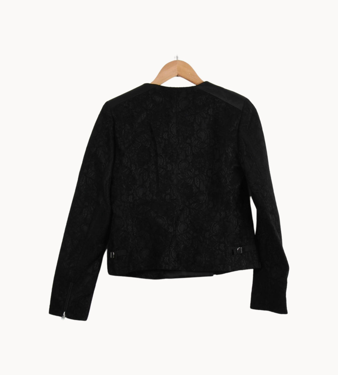 Veste Noire - Taille M/38 de la marque Claudie Pierlot | PARAD44795 - Vendu par Paradigme - Image 4