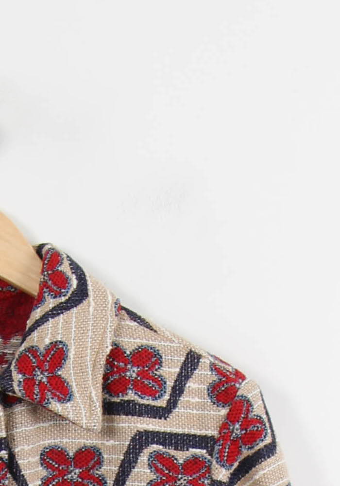 Veste Beige Rouge et Bleu - Taille S/36 de la marque Pablo | PARAD44798 - Vendu par Paradigme - Image 3