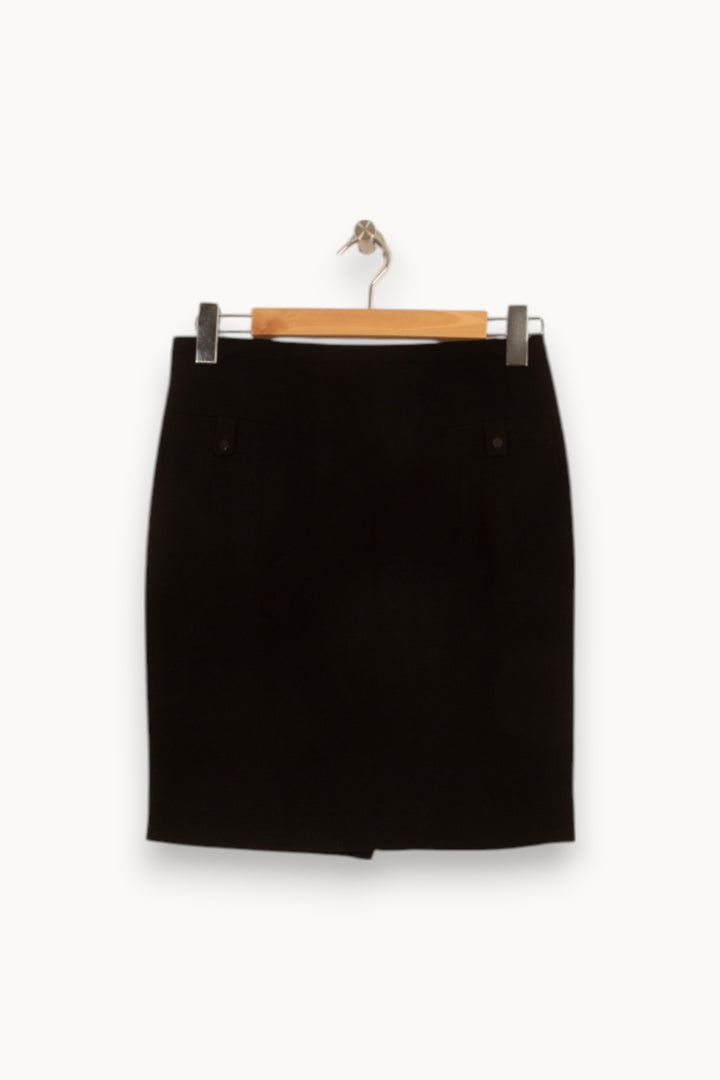 Jupe Droite Noire - Taille S/36 de la marque Gerard Darel | PARAD44802 - Vendu par Paradigme - Image 2
