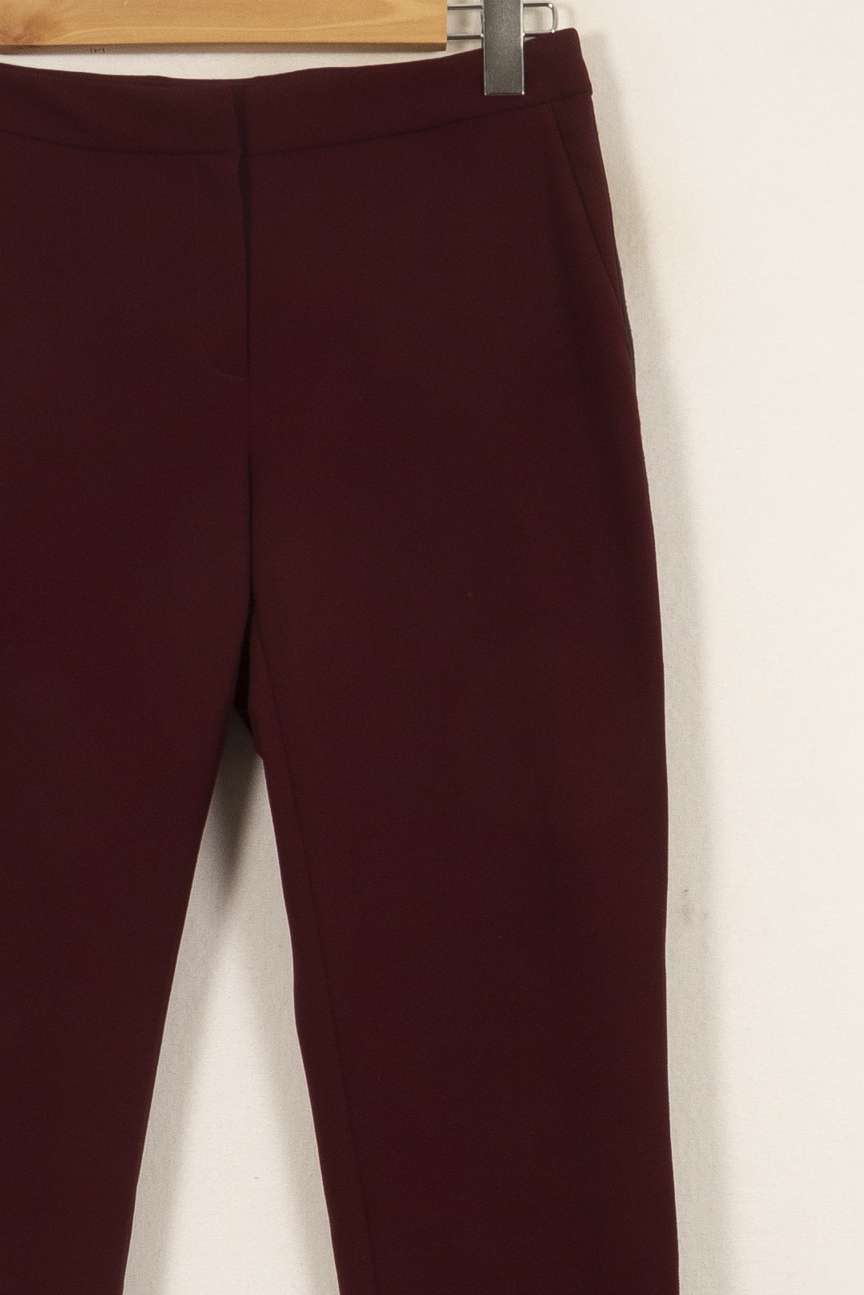 Pantalon Cigarette Bordeaux et Noir - Taille M/38 de la marque Maison 123 | PARAD44808 - Vendu par Paradigme - Image 3