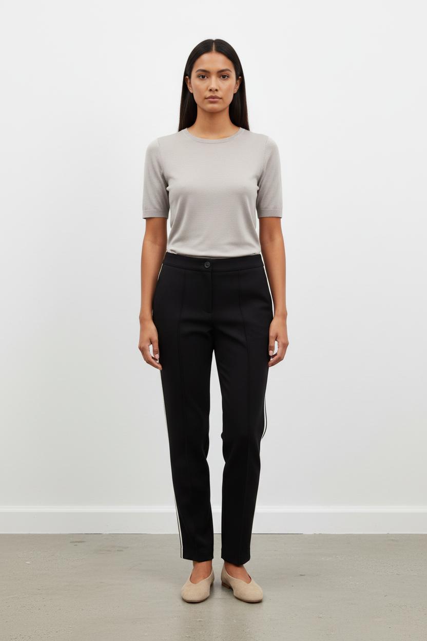 Pantalon Noir et Blanc - Taille L/40
