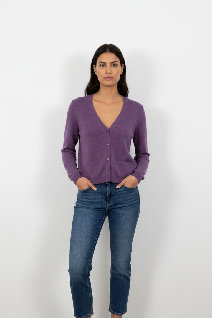 Cardigan Violet - Taille M/38