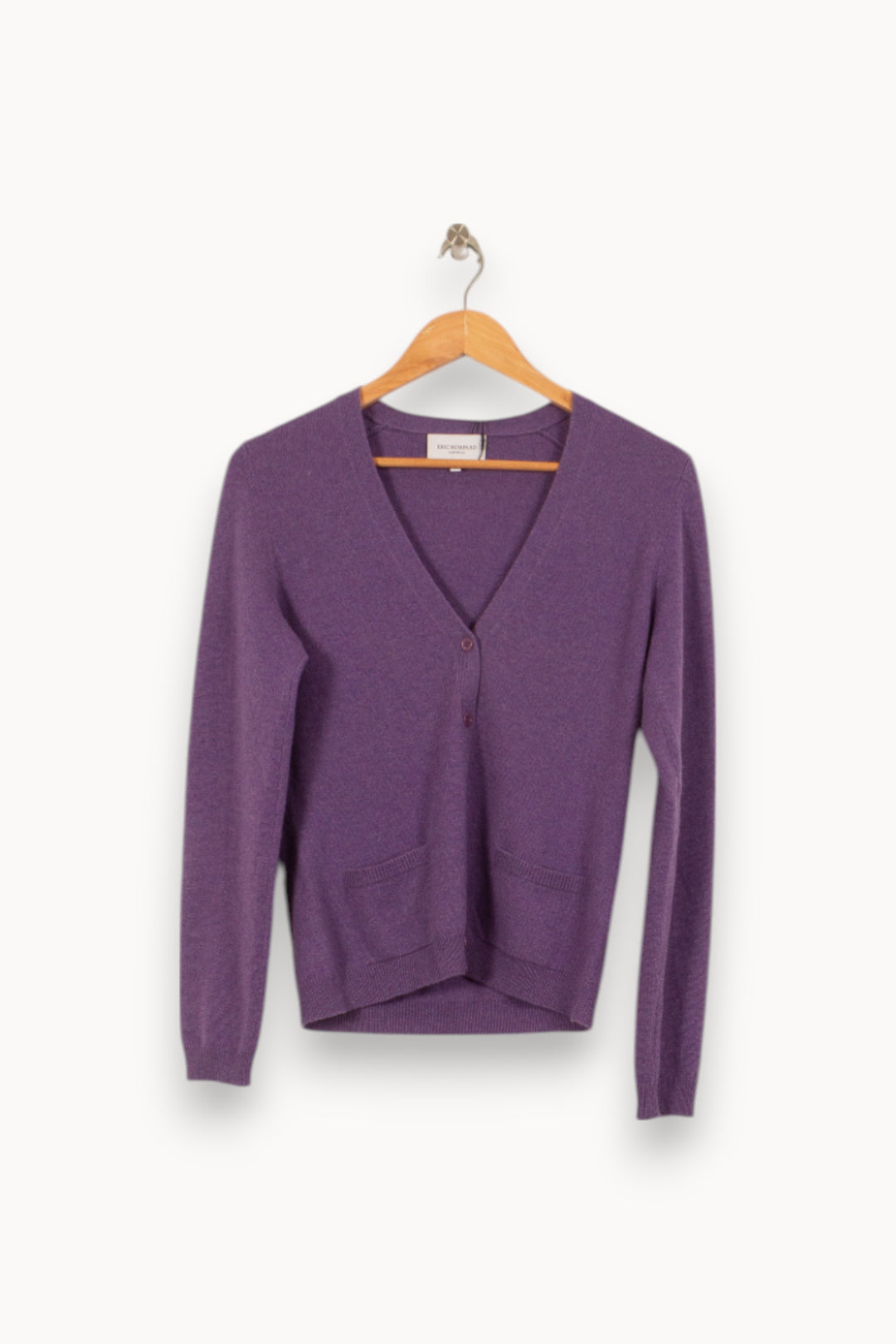 Cardigan Violet - Taille M/38 de la marque Eric Bompard | PARAD44810 - Vendu par Paradigme - Image 2