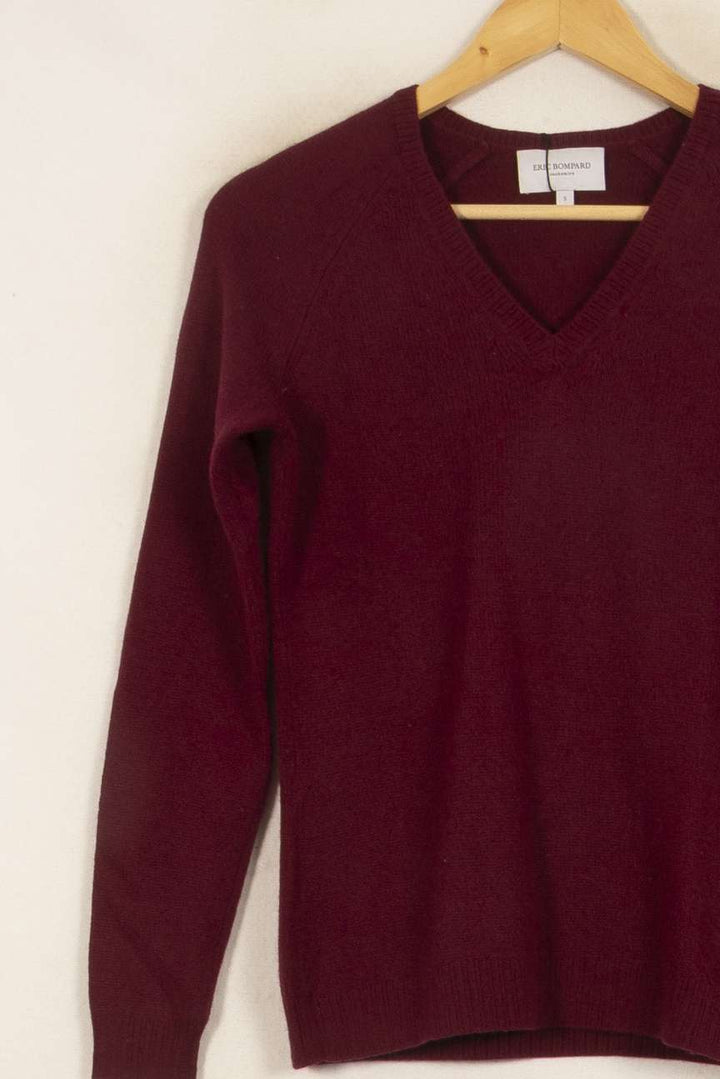 Pull Bordeaux - Taille S/36 de la marque Eric Bompard | PARAD44811 - Vendu par Paradigme - Image 3