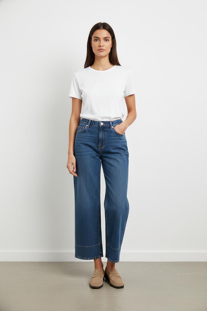 Jean Large Bleu - Taille XS/34