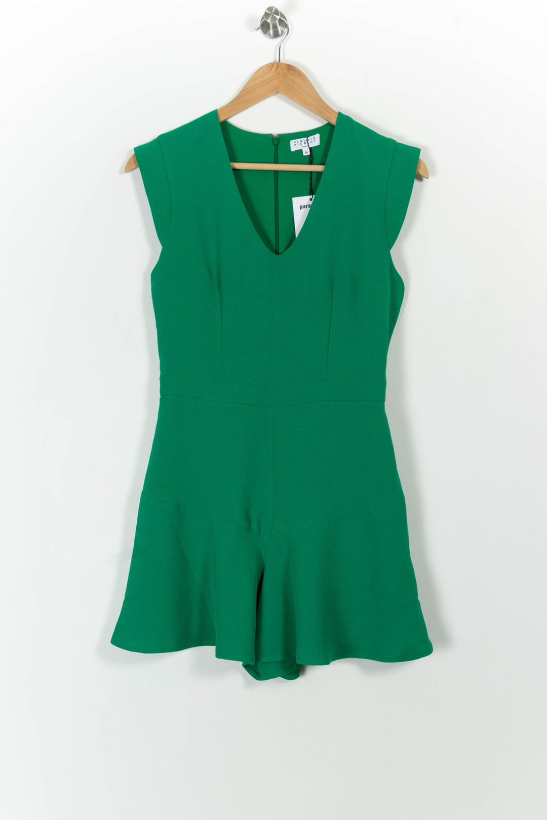 Combishort Vert - Taille S/36 de la marque Claudie Pierlot | PARAD44813 - Vendu par Paradigme - Image 2