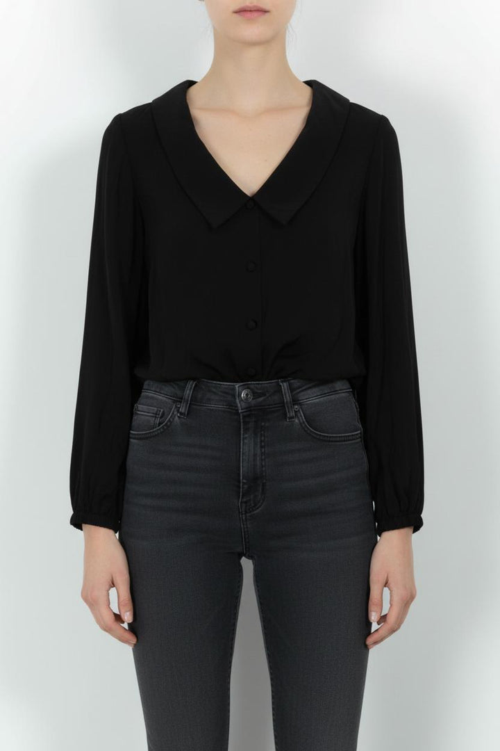 Blouse Noire - Taille S/36 de la marque Maje | PARAD44814 - Vendu par Paradigme - Image 1