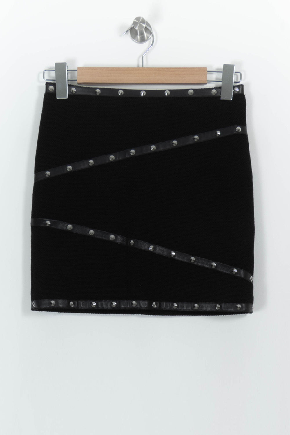 Jupe Courte Noire - Taille S/36 de la marque The Kooples | PARAD44815 - Vendu par Paradigme - Image 2
