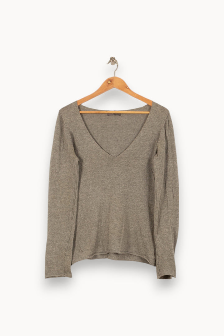 Pull Gris - Taille M/38 de la marque Zadig&Voltaire | PARAD44825 - Vendu par Paradigme - Image 2