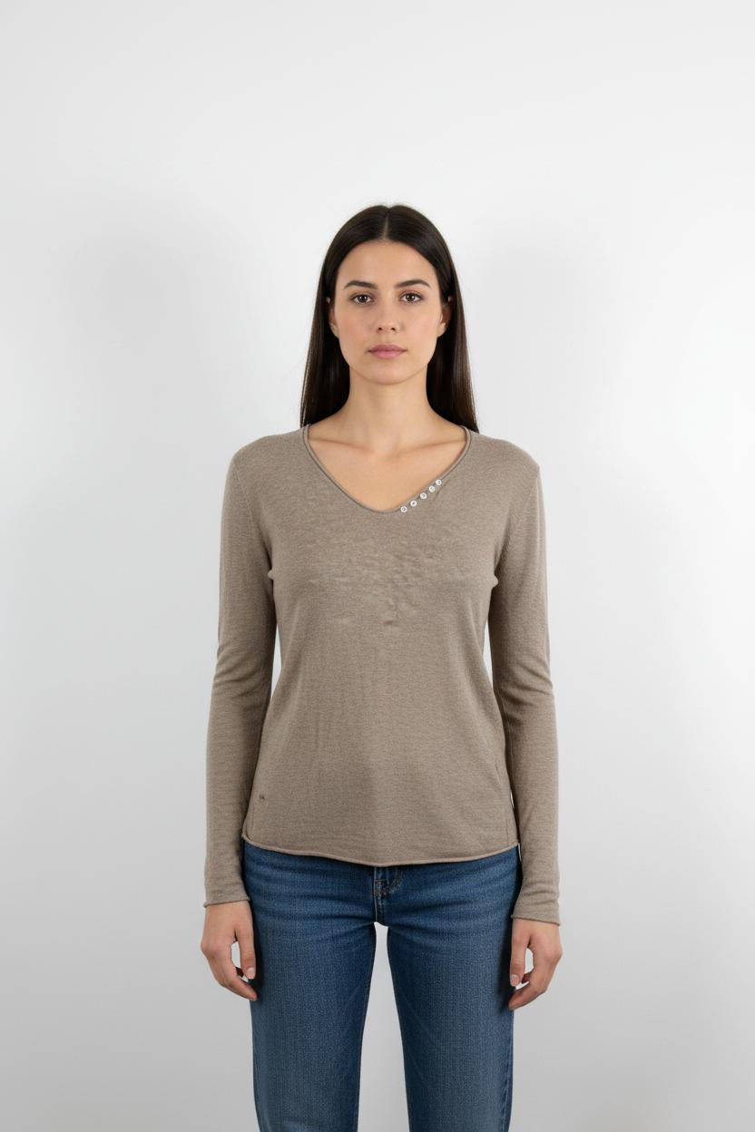 Pull Beige - Taille S/36