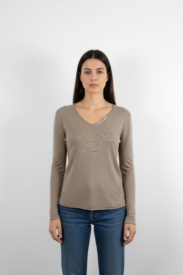 Pull Beige - Taille S/36