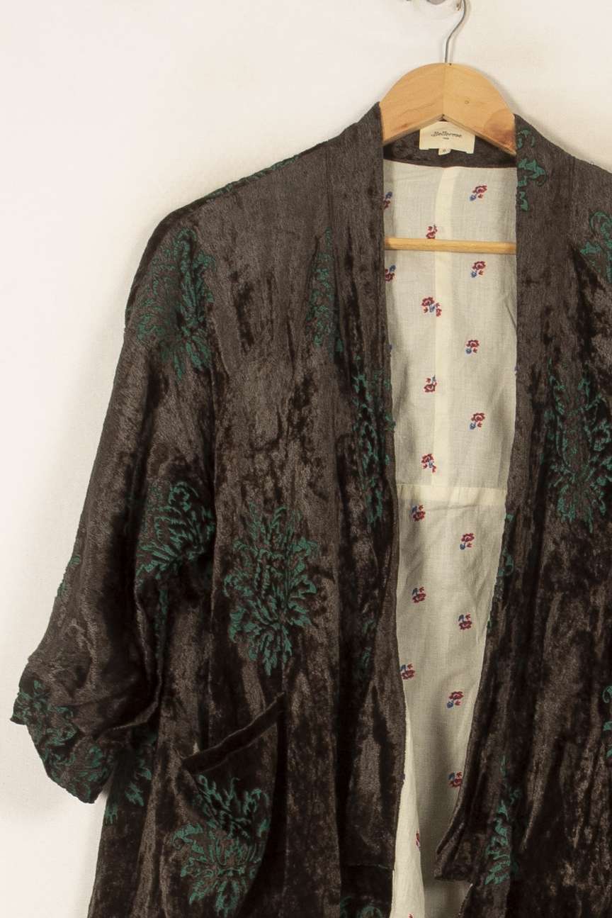 Kimono Vert et Marron - Taille M/38 de la marque Bellerose | PARAD44834 - Vendu par Paradigme - Image 3