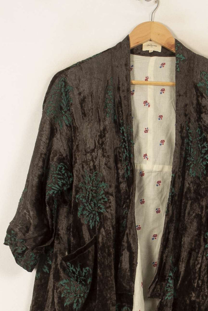 Kimono Vert et Marron - Taille M/38 de la marque Bellerose | PARAD44834 - Vendu par Paradigme - Image 3