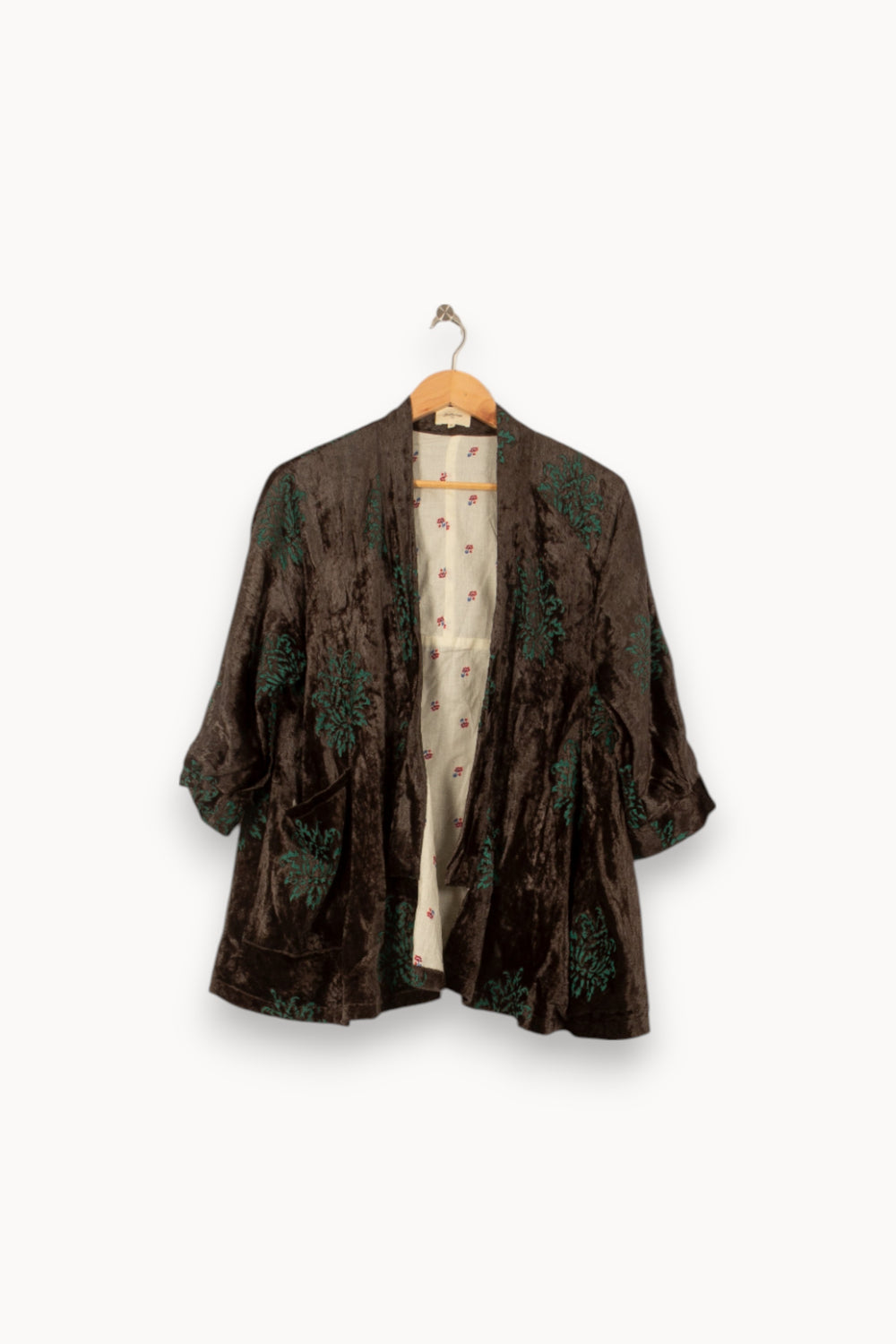 Kimono Vert et Marron - Taille M/38 de la marque Bellerose | PARAD44834 - Vendu par Paradigme - Image 2