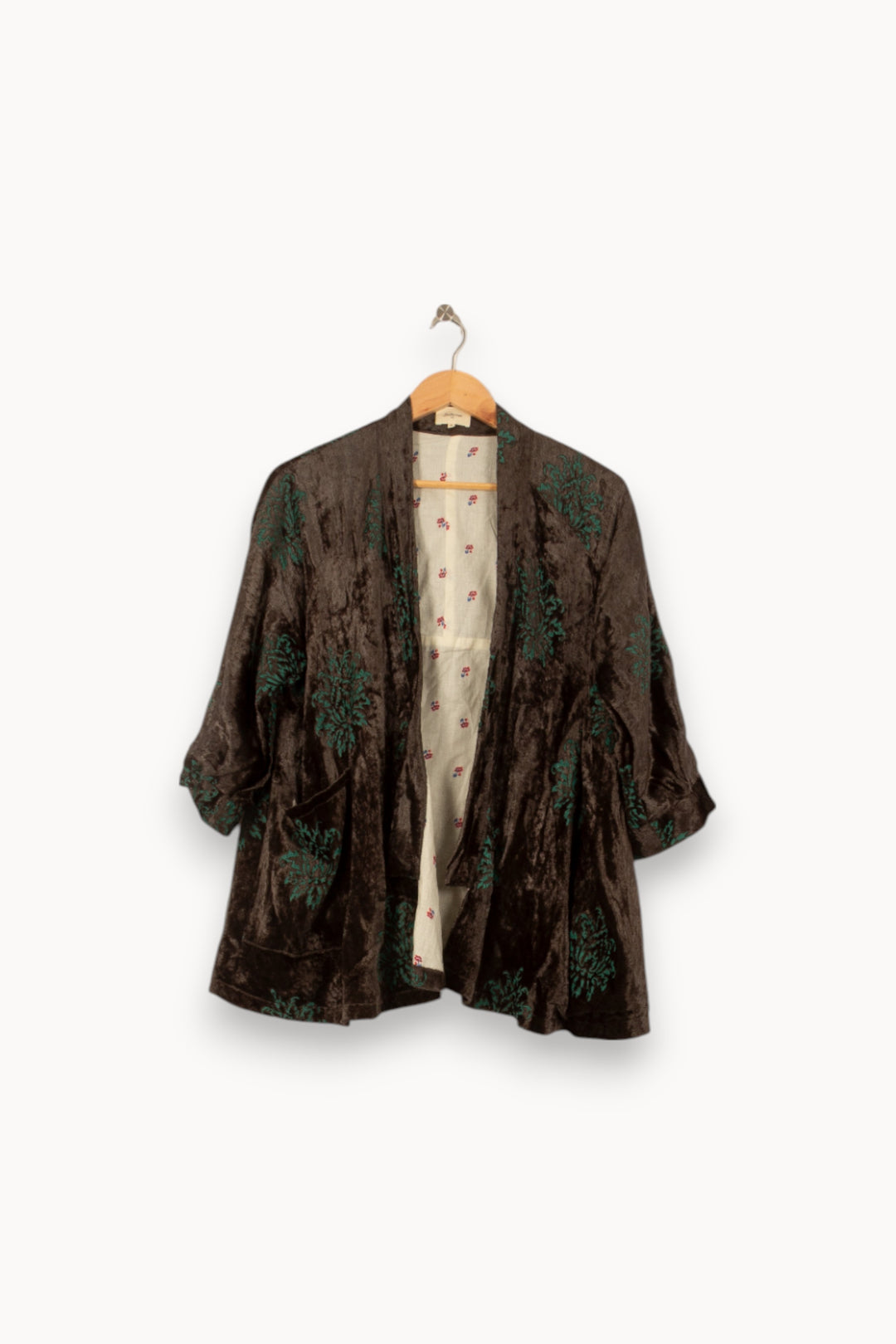 Kimono Vert et Marron - Taille M/38 de la marque Bellerose | PARAD44834 - Vendu par Paradigme - Image 2