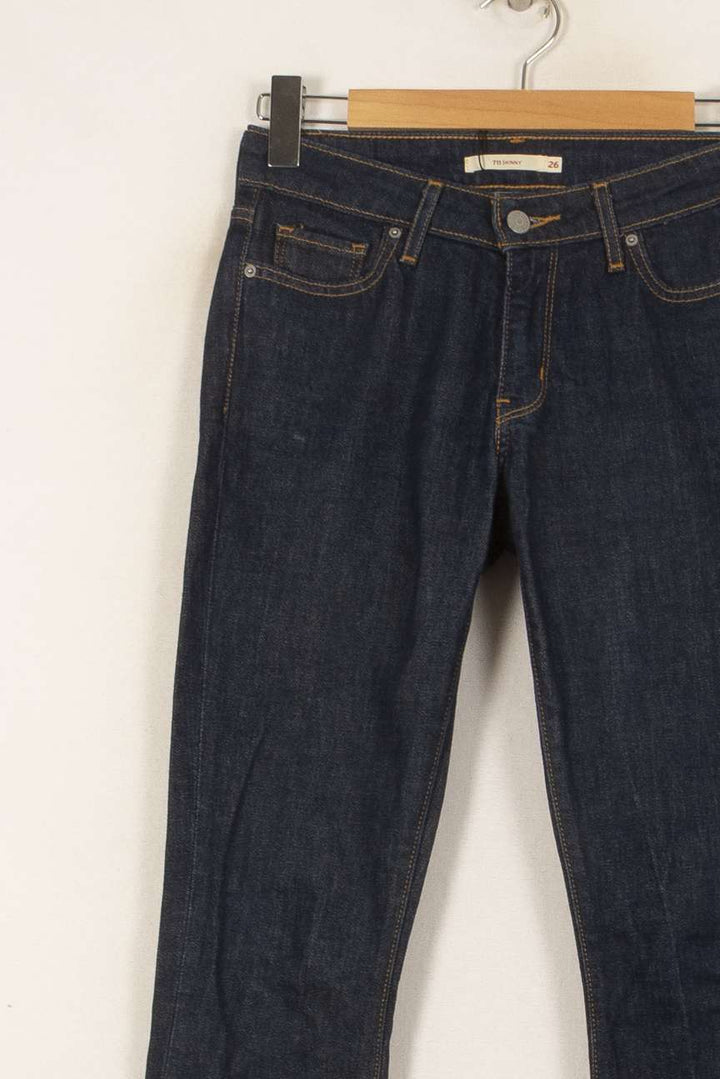 Jean Skinny Bleu - Taille S/36 de la marque Levi's | PARAD44843 - Vendu par Paradigme - Image 3