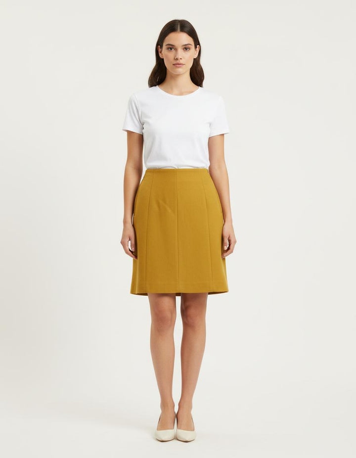 Jupe Courte Jaune - Taille S/36