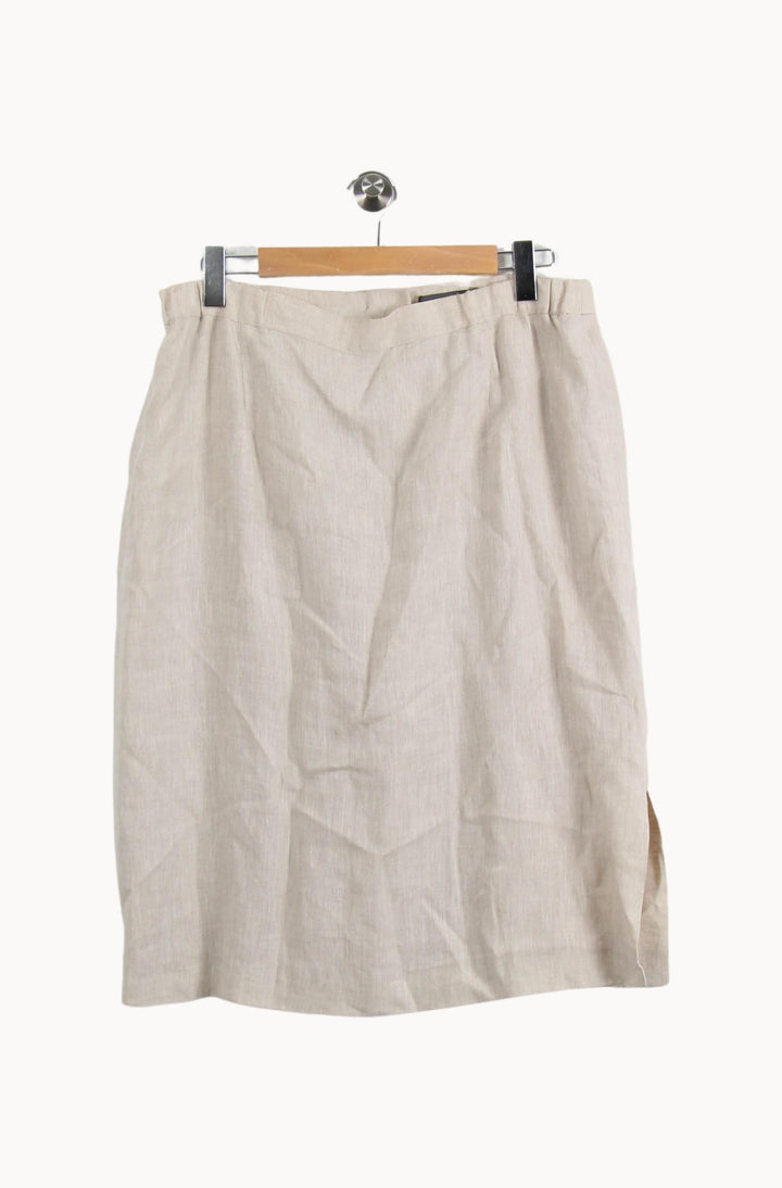 Jupe Droite Beige - Taille XXXL/46 de la marque Marina Rinaldi | PARAD44858 - Vendu par Paradigme - Image 2