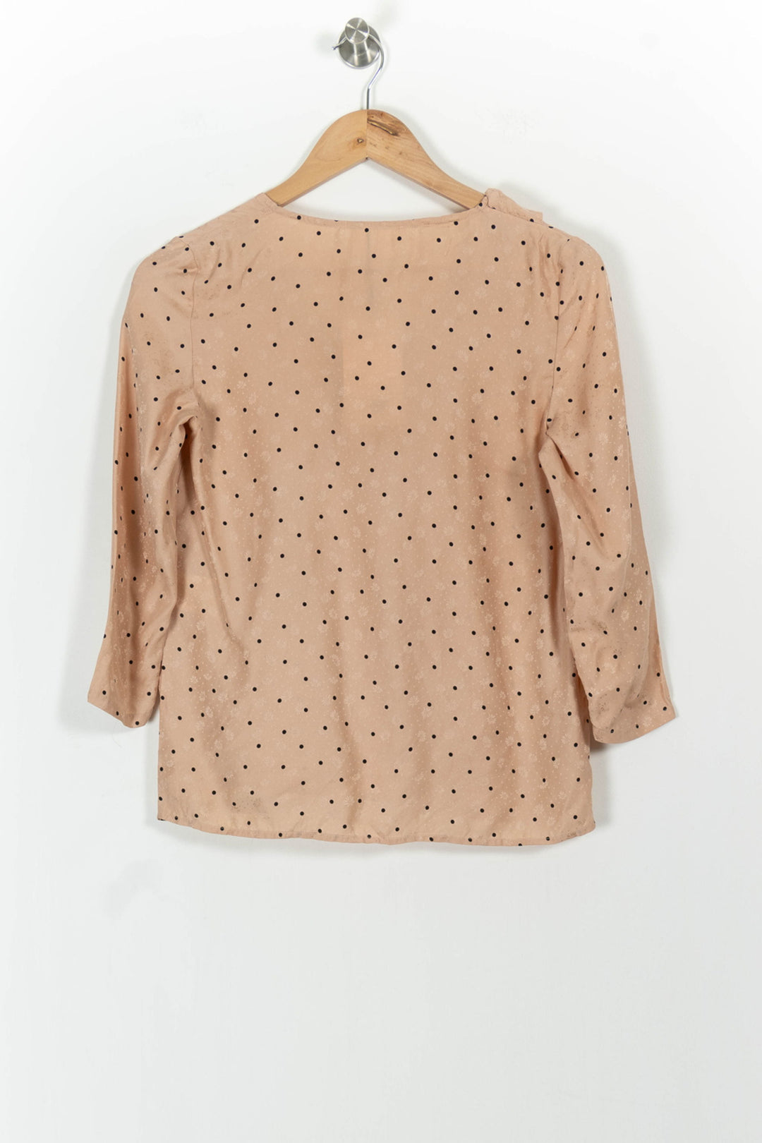 Blouse Rose à Pois Noirs - Taille XS/34 de la marque Sézane | PARAD44867 - Vendu par Paradigme - Image 4