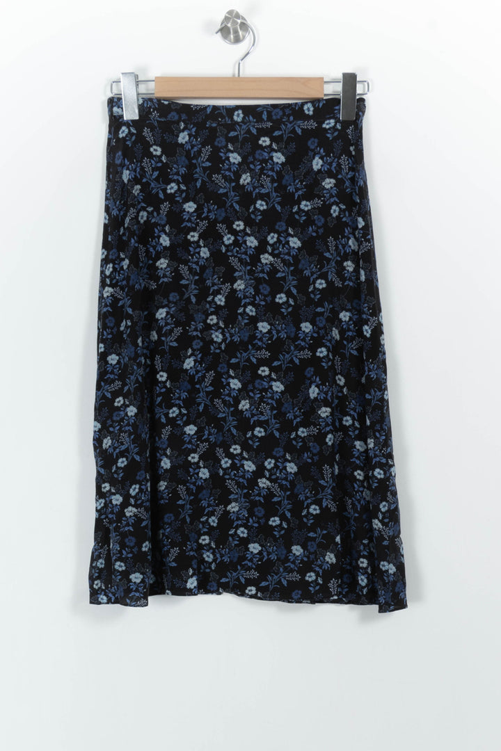 Jupe Midi Bleue et Noire - Taille M/38 de la marque The Kooples | PARAD44878 - Vendu par Paradigme - Image 4
