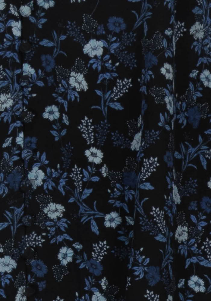 Jupe Midi Bleue et Noire - Taille M/38 de la marque The Kooples | PARAD44878 - Vendu par Paradigme - Image 3