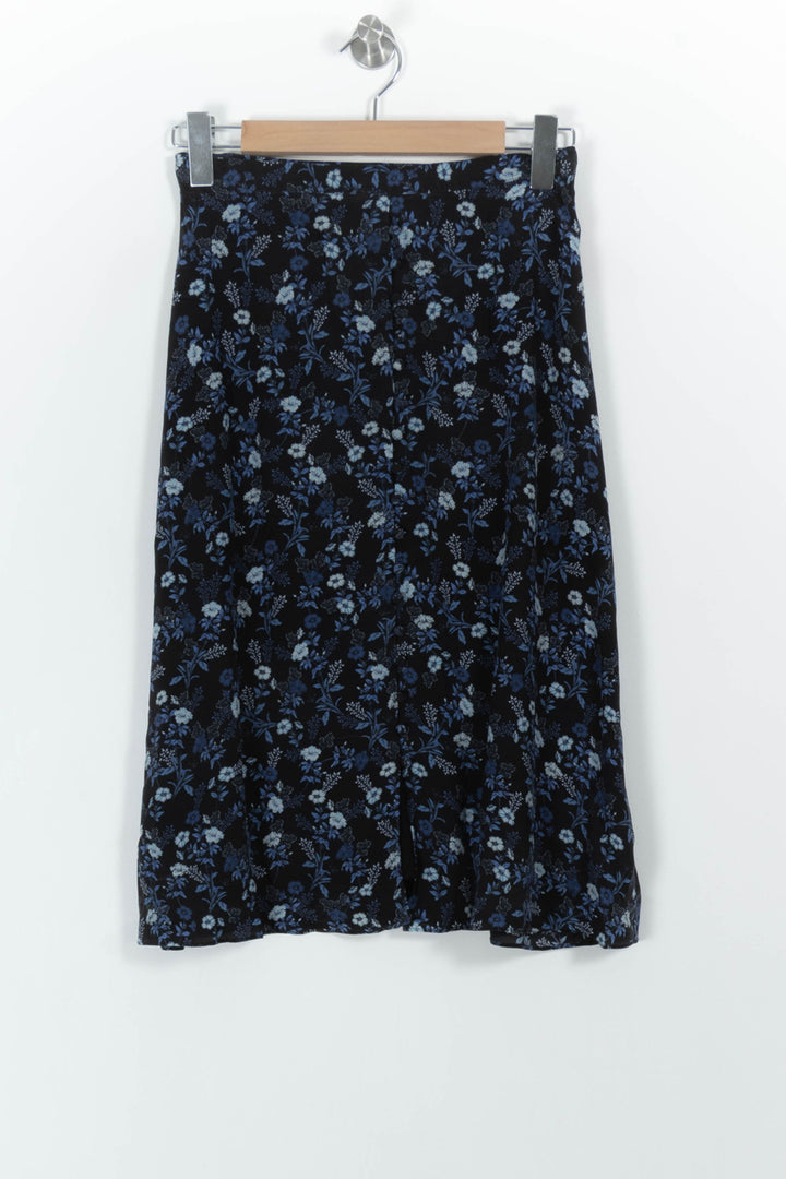 Jupe Midi Bleue et Noire - Taille M/38 de la marque The Kooples | PARAD44878 - Vendu par Paradigme - Image 2