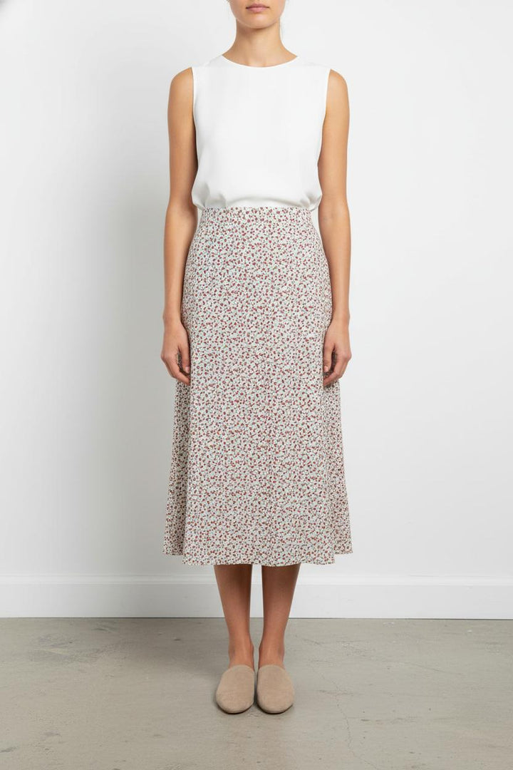 Jupe Midi Blanche et Rouge - Taille S/36 de la marque ZAPA | PARAD44879 - Vendu par Paradigme - Image 1