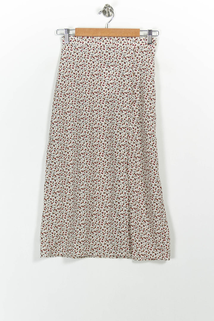 Jupe Midi Blanche et Rouge - Taille S/36 de la marque ZAPA | PARAD44879 - Vendu par Paradigme - Image 2