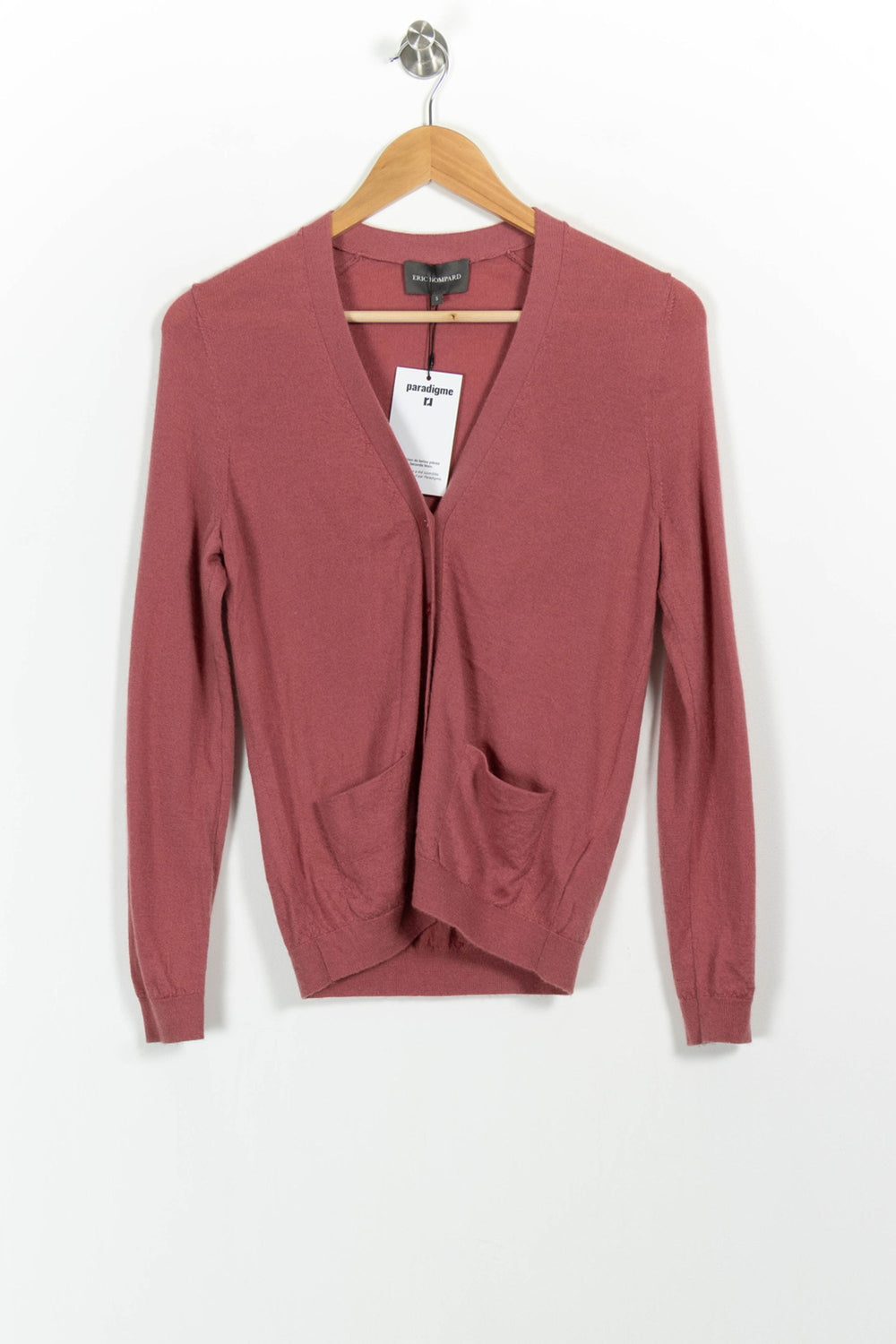 Cardigan Rose - Taille S/36 de la marque Eric Bompard | PARAD44886 - Vendu par Paradigme - Image 2