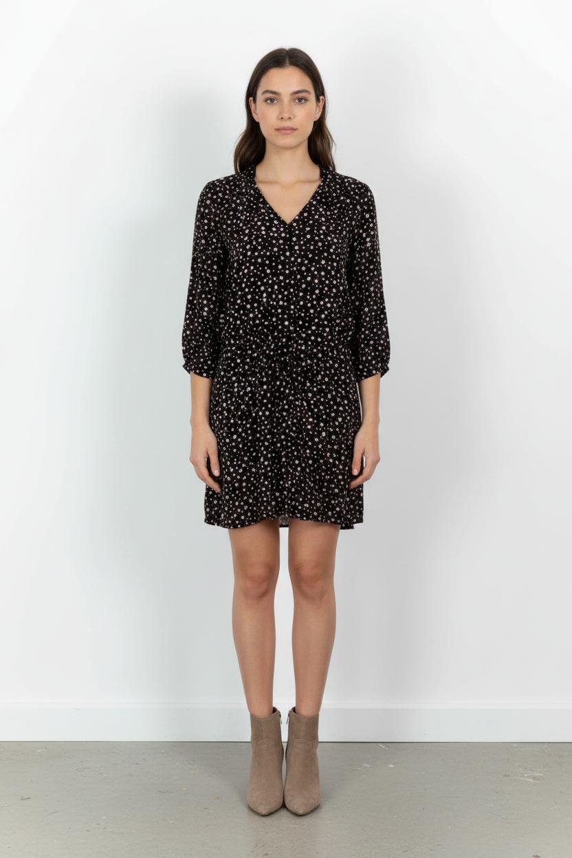 Robe Courte Noire et Blanche - Taille S/36 de la marque IKKS | PARAD44887 - Vendu par Paradigme - Image 1