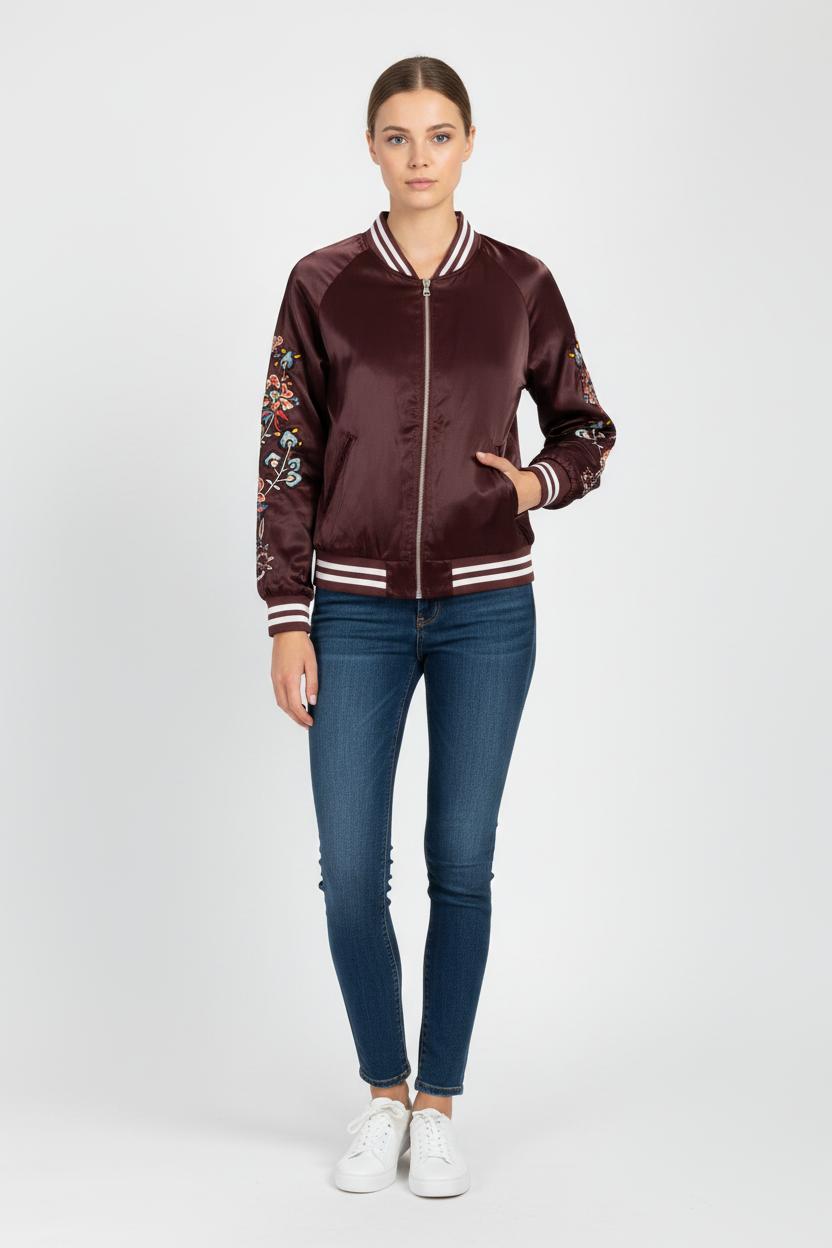 Blouson Violet - Taille S/36 de la marque IKKS | PARAD44889 - Vendu par Paradigme - Image 1