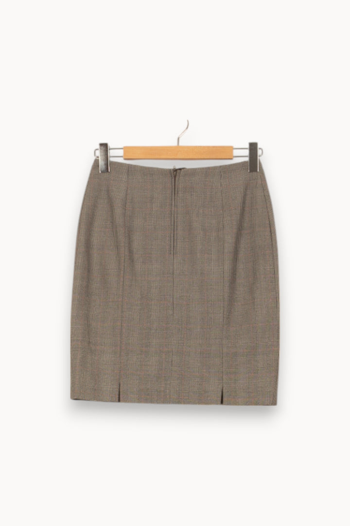 Jupe Droite Grise - Taille S/36 de la marque Galeries Lafayette | PARAD44908 - Vendu par Paradigme - Image 4