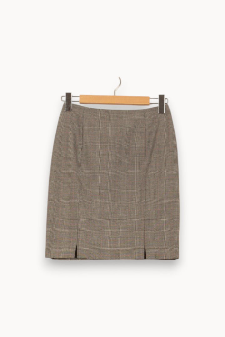 Jupe Droite Grise - Taille S/36 de la marque Galeries Lafayette | PARAD44908 - Vendu par Paradigme - Image 2