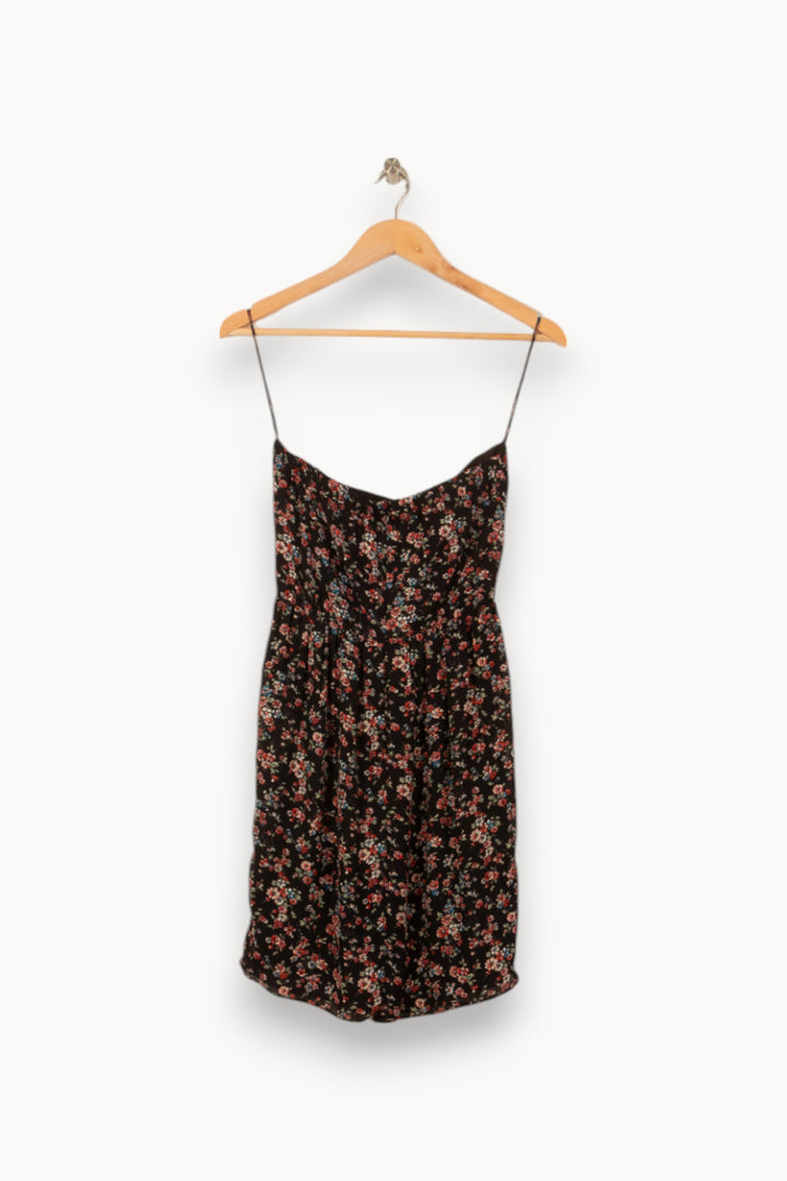 Robe Fleurie Noire - Taille S/36 de la marque Sandro | PARAD44914 - Vendu par Paradigme - Image 4