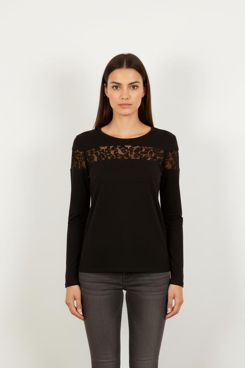 Pull Noir - Taille M/38